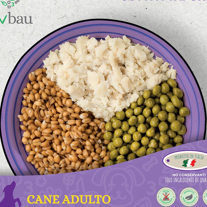 Kant-en-klaar gerecht bereid met baars, farro en diepvrieserwten voor wholesale door Lovbau srl