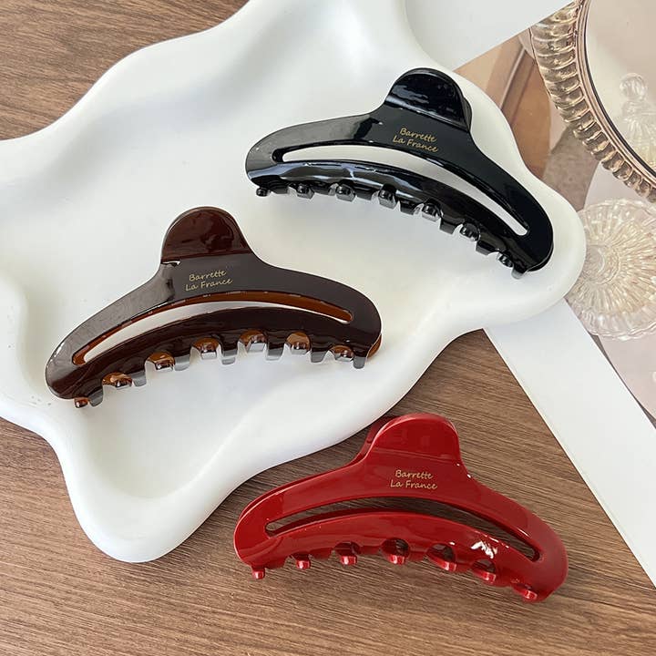 Presilha Oca Exquisita, Presilha de Garra Curvada em Acetato por atacado de SoapElenGlen