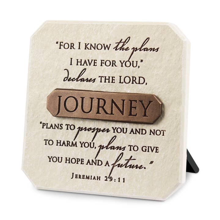 LCP Journey Bronze-Finish Title Bar Plaque for wholesale by Dicksons