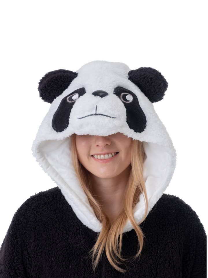Kigurumi - Wholesale Costume - Unisex - Fluffy Panda Kigurumi