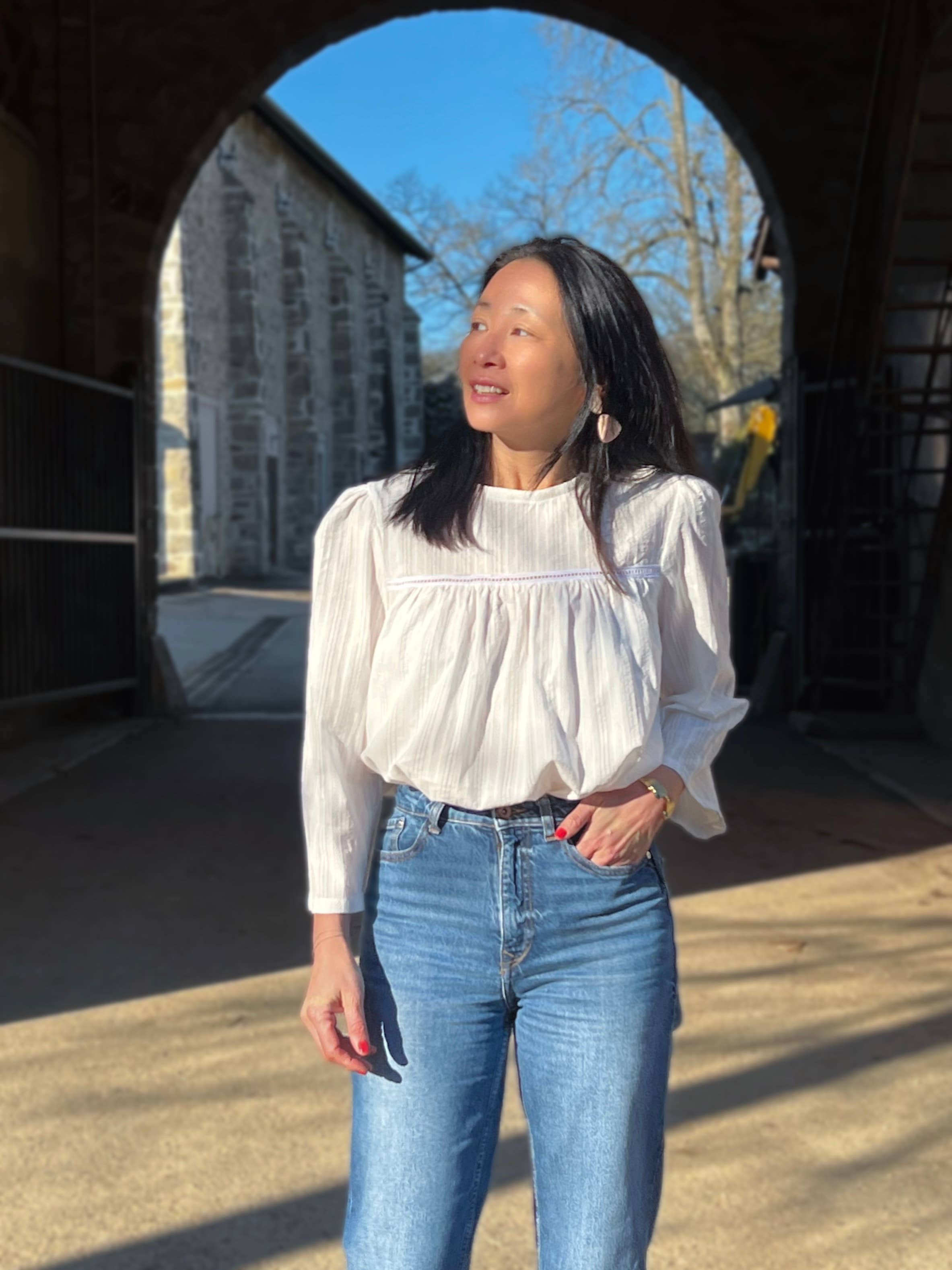 MY DRESS MADE - Wholesale Blouse - Women's - IRIS embroidered fabric - 100% cotton9