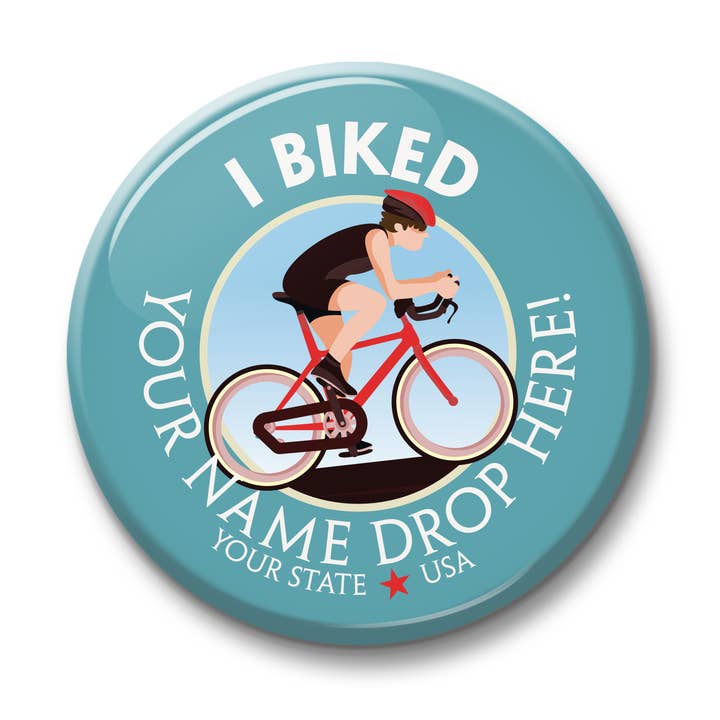 See Saw Badge - I went Biking for wholesale by Channel Craft