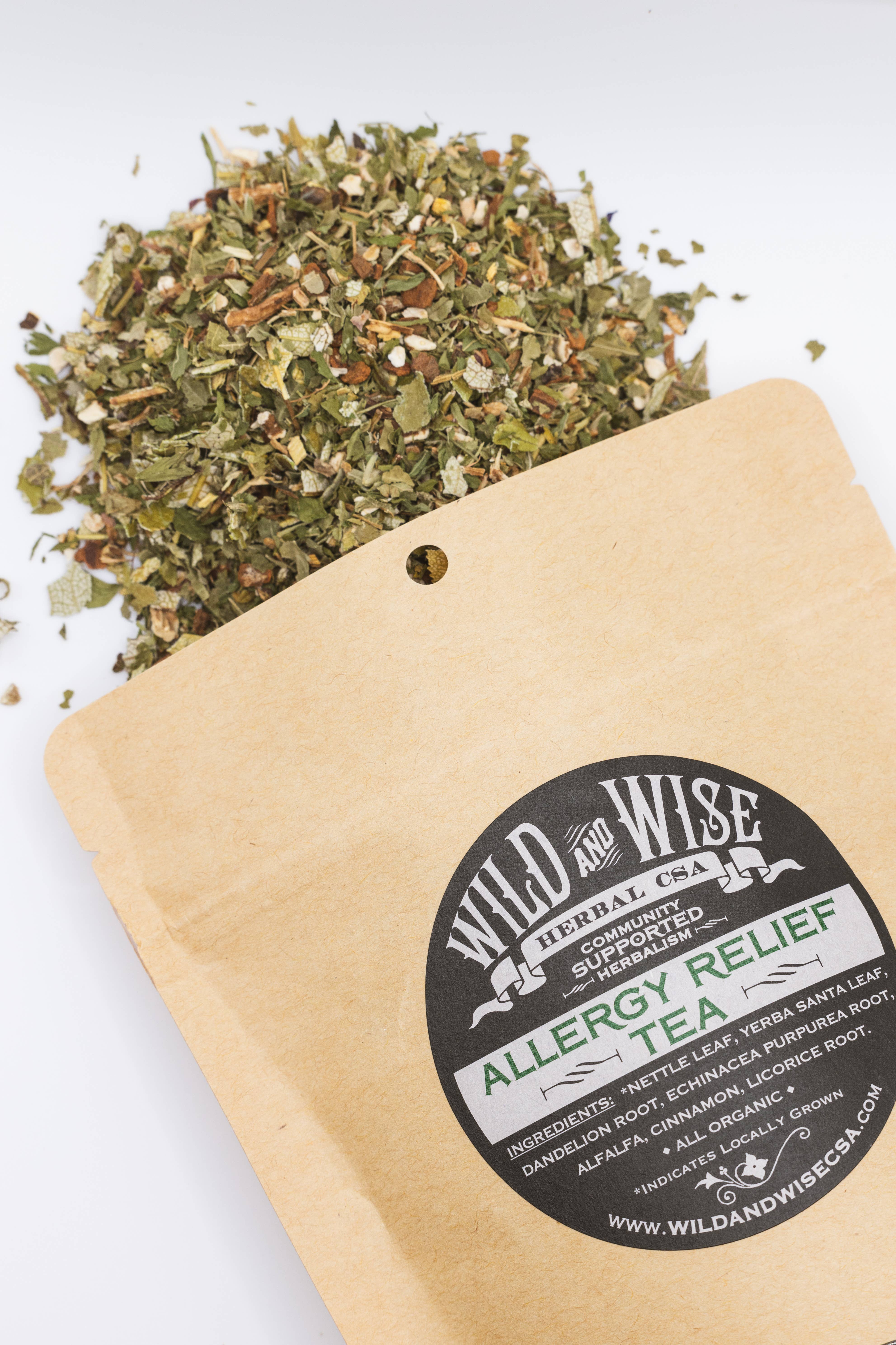 Wild and Wise Herbal CSA - Wholesale Health/Detox Tea - Allergy Relief Tea