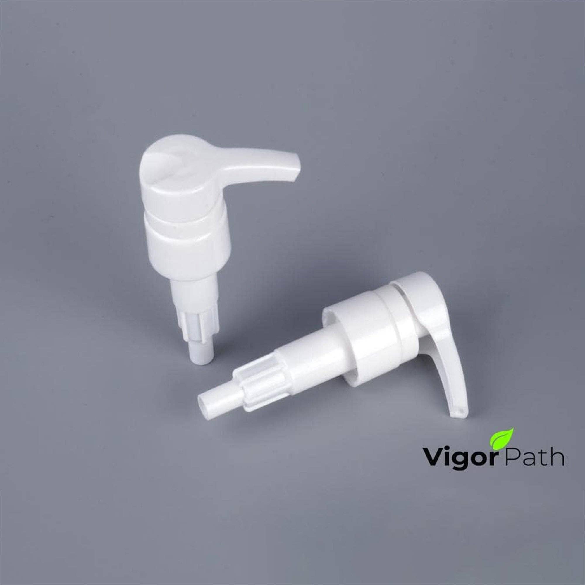 Vigor Path - Vente Distributeurs de savon - Pompe distributrice universelle de shampoing/après-shampoing pour bouteille, lot de 2 (blanche)3