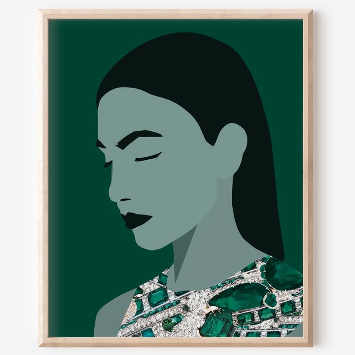 Layered Silhouette - No.3 Art Print for wholesale by HoldThatPunch