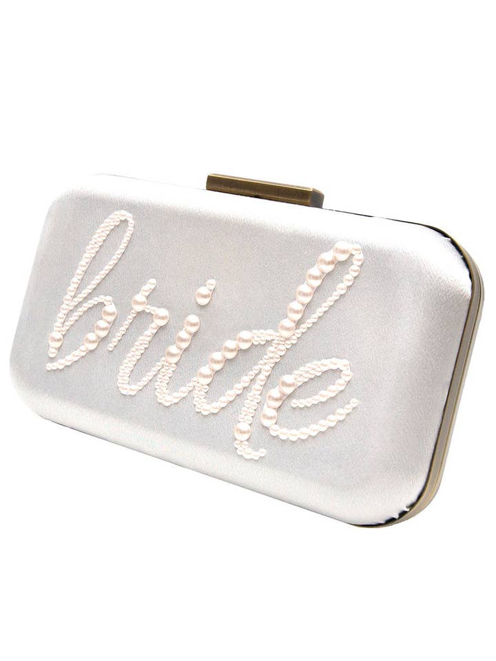 Ever After "Bride" Clutch for wholesale by Ariel Taub