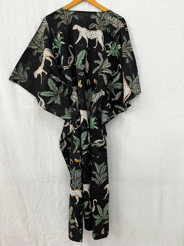 Bhawana Handicrafts - Wholesale Kaftan - Women's - Animal Printed Dress Women Wear Long kaftan3
