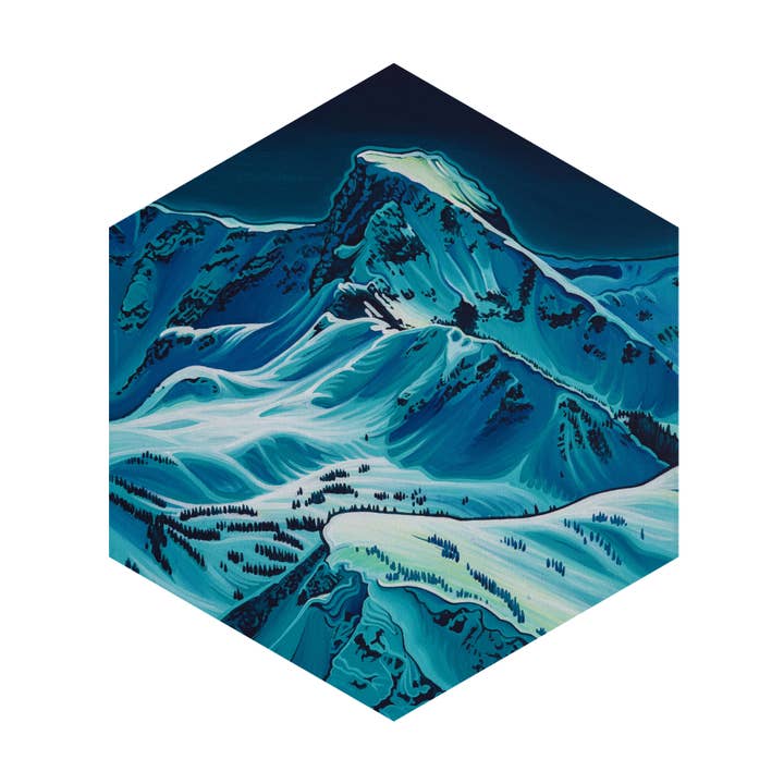 GHOST PEAK | sticker for wholesale by Hayley Stewart Studios