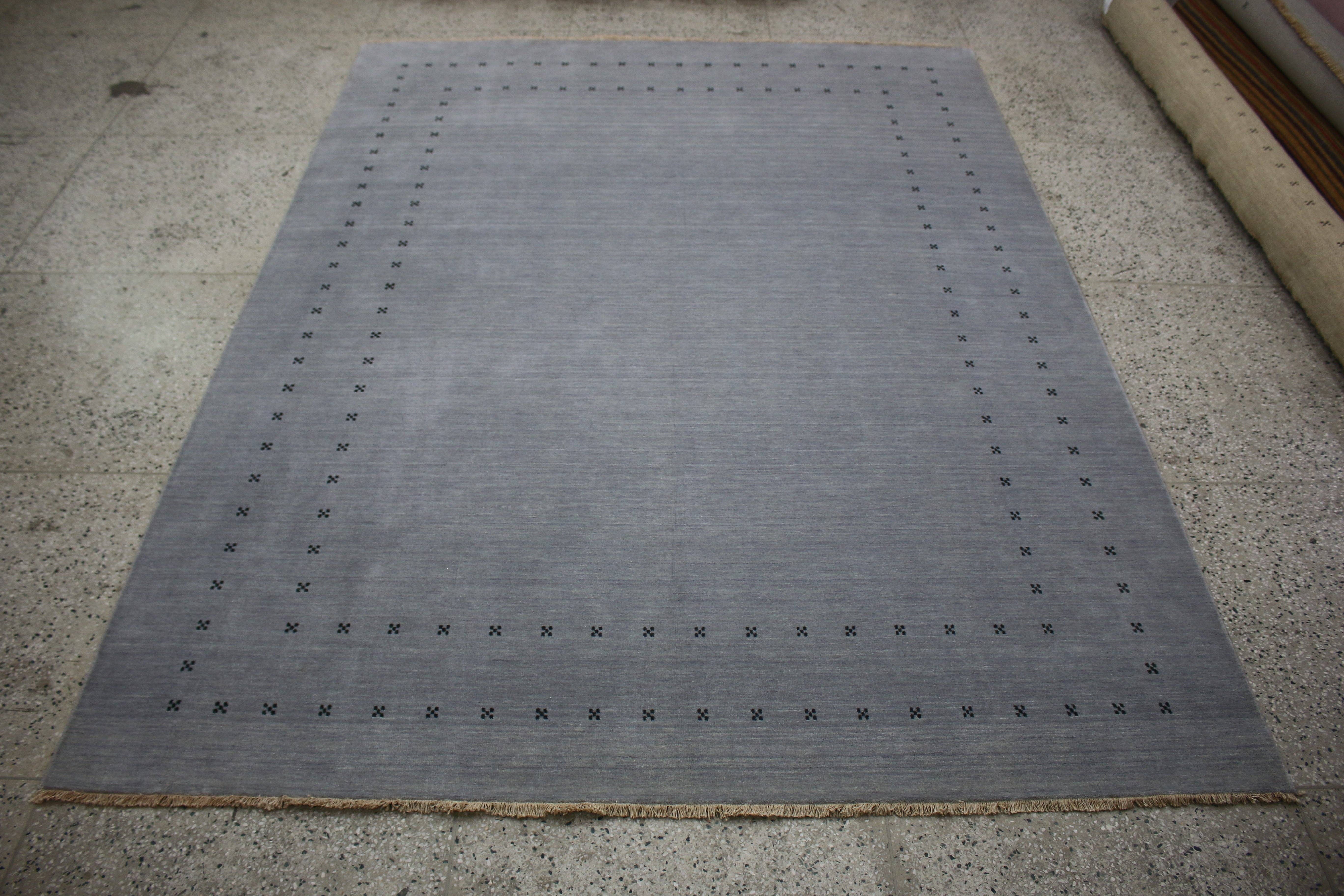 ExpoBazaar - Wholesale Area Rug - Area Rug | Grey 100% Wool Handloom Rug4