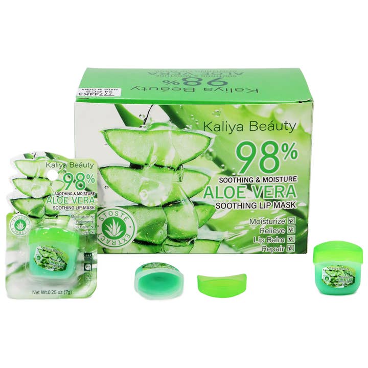 Cap Zone - Wholesale Lip Balm - Aloe Vera Stoste Extract Soothing Lip Balm - 24 pcs