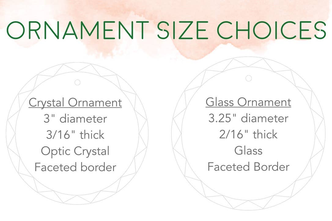 The Lillie Pad - Wholesale Ornament - Custom Lake Map Ornament - Etched Crystal Ornament6