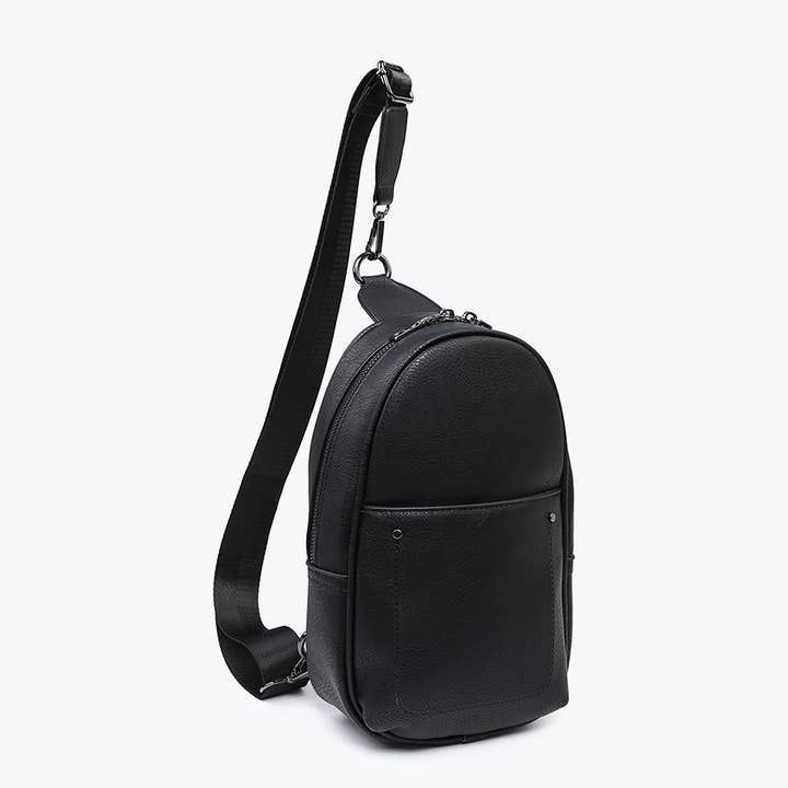 Jen & Co. - Wholesale Crossbody Bag - Women's - M2437 Pamela Sling Bag w/ Dbl Zip & Removable Strap