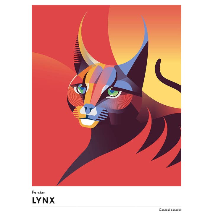 BLUE SHAKER – wholesale Konsttryck – Mark Harrison - Djur Lodjur