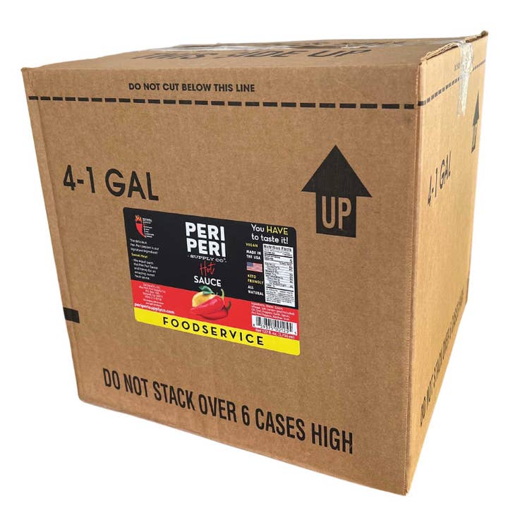 Peri Peri Supply Co. – Engroshandel Hot sauce – Hot Peri-Peri Sauce - 4 gallon pr. Sag1