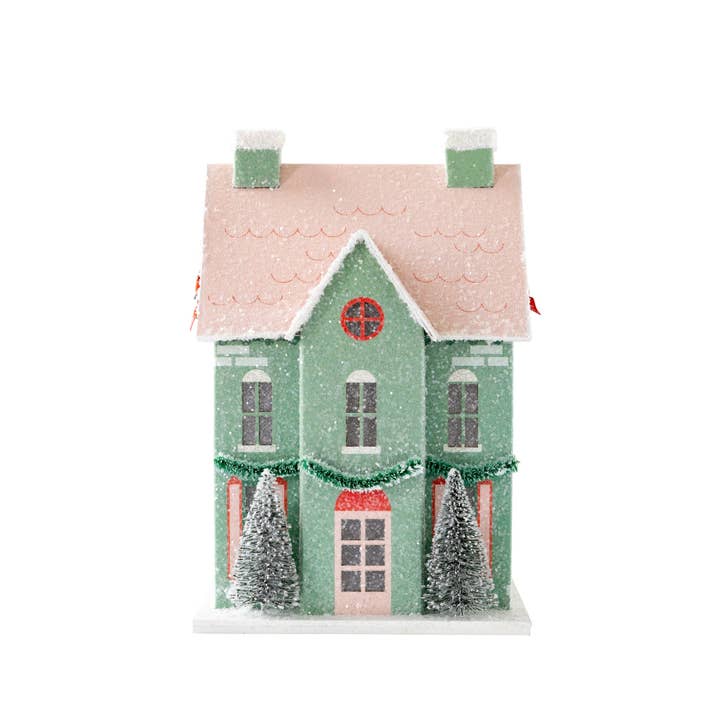 My Mind’s Eye - Wholesale Christmas Decoration - VIL1052 - Village Christmas Paper House Decoration4