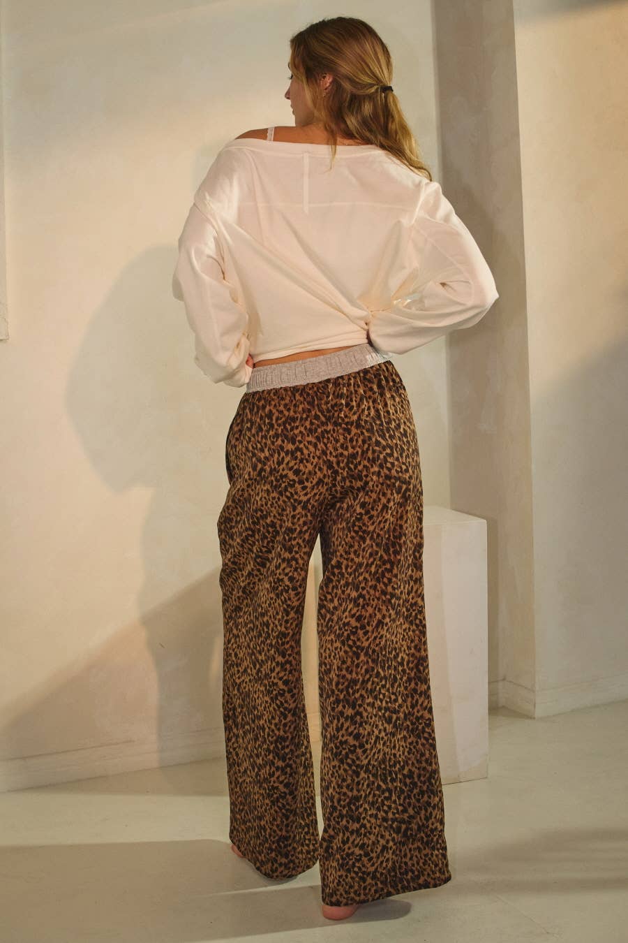 Leopard Print Wide-leg Pants for wholesale on Faire6