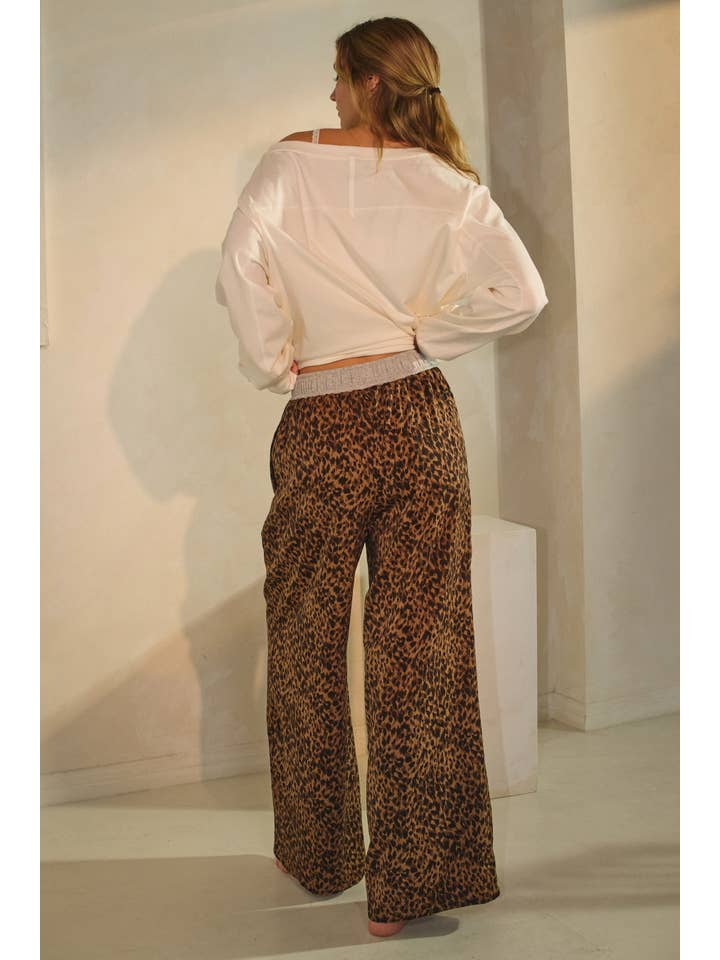 Leopard Print Wide-leg Pants for wholesale on Faire6