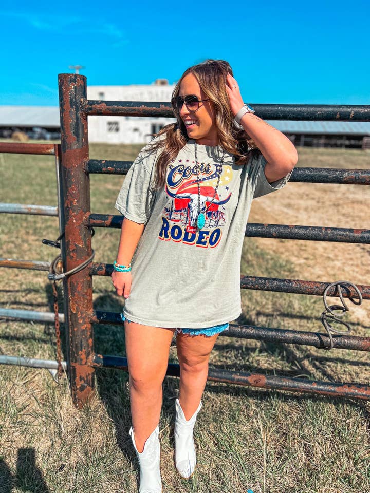 COORS RODEO TEE for wholesale by Southern Babe Wholesale