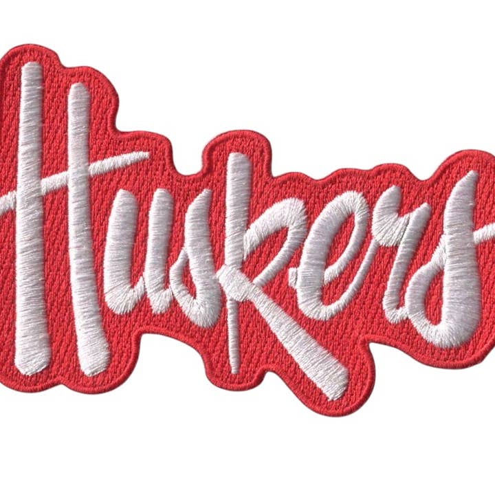 HEDi - Wholesale Patch - Nebraska Huskers 2.875”H x 4.75”W Hook Velcro Patch (Not an Iron-on Patch)0