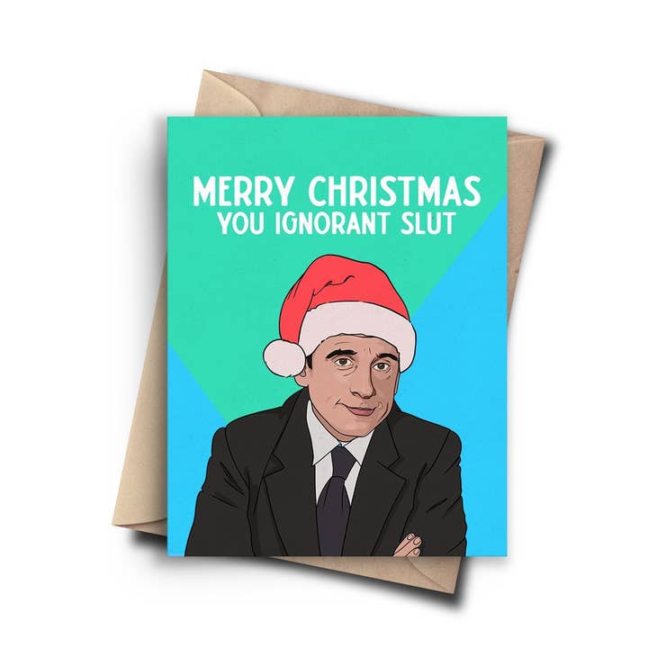 Carte de Noël drôle pour meilleur ami - Carte de Noël insolente pour la vente par Pop Cult Paper