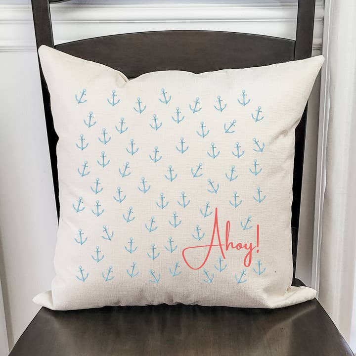 Taie d'oreiller Ahoy pour la vente par Go Charlotte