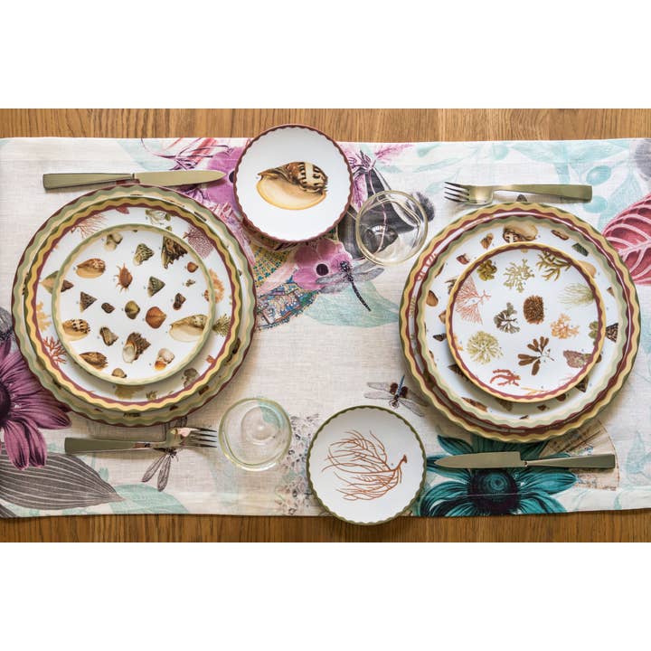 Vito Nesta Grand Tour - Wholesale Serving Plate - Cabinet de Curiosités 6 porcelain placemats #22