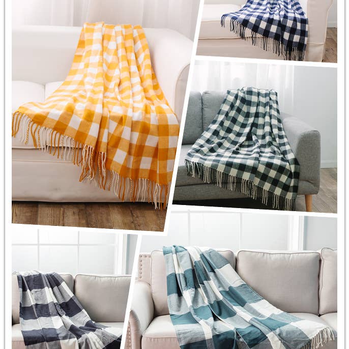 Buffalo Check Throw Blanket – Classic Comfort, Modern Style for wholesale by HUIRESOURCE