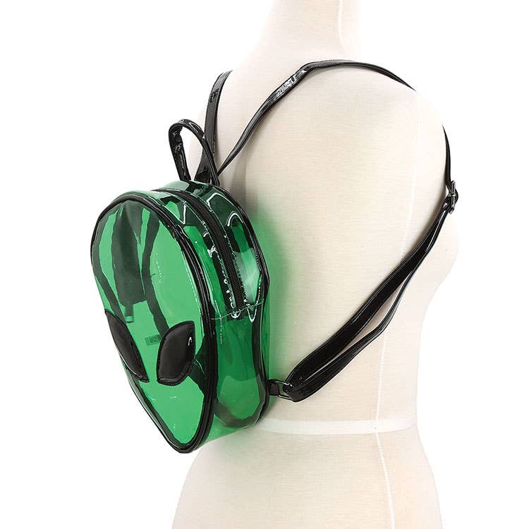 COMECO INC – wholesale Backpack – Women's – Transparent Alien Head Backpack5