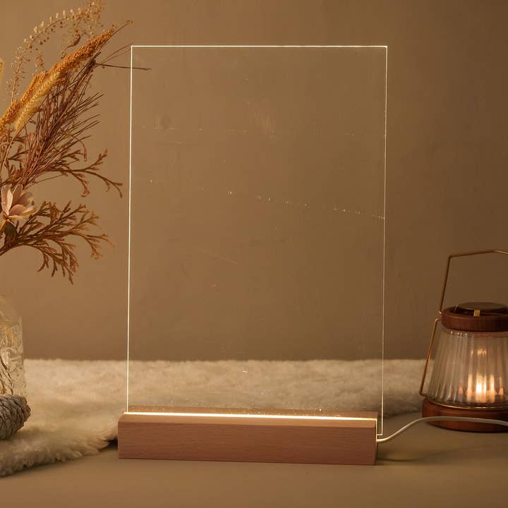 Placa de Pareja (Base de madera/Base de luz) para venta al por mayor de Avadir and Co