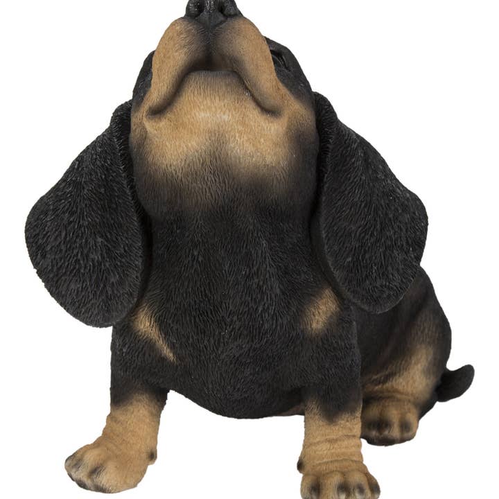 Hi-Line Gift Ltd. - Wholesale Outdoor Ornament/Decor - Howling Dachshund Puppy Statue