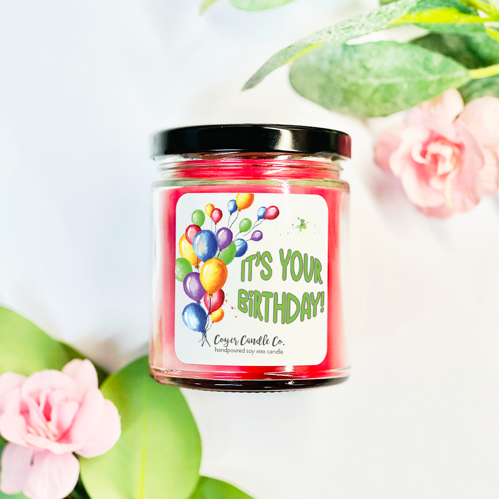 Coyer Candle Co. - Wholesale Jar/Filled Candle - Happy Birthday | 9 oz Candles23