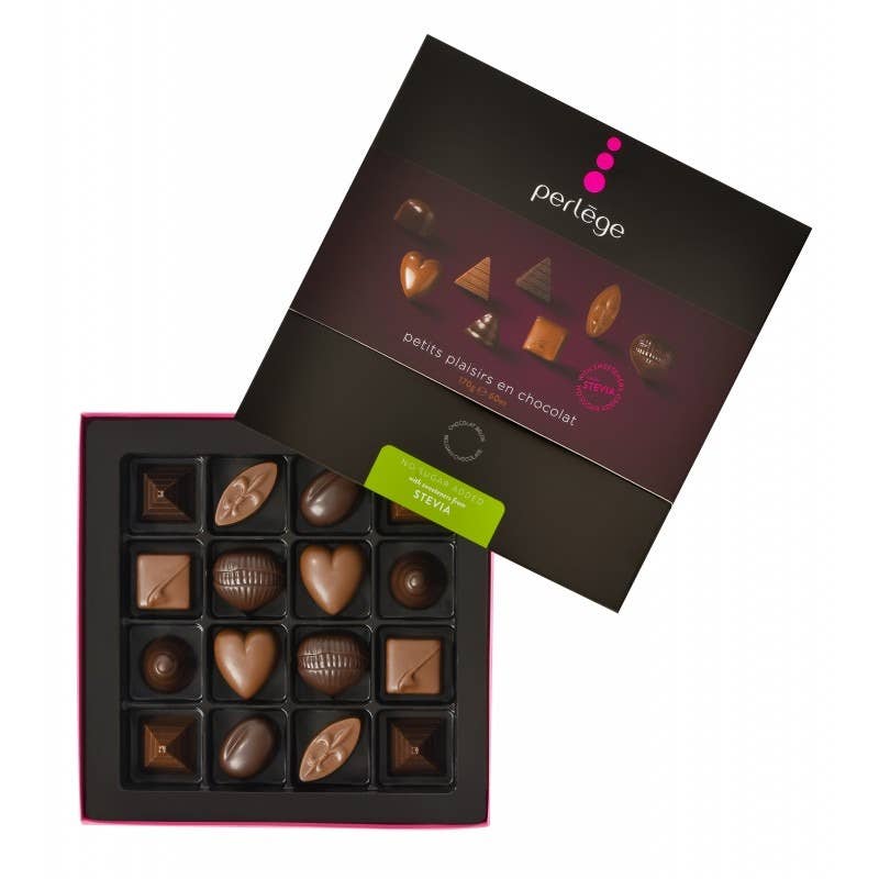Perlège - Wholesale Chocolate Box - Box of 16 assorted pralines (170g - per 12 boxes)2