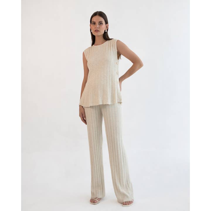 Mármore leve Tanque de alimentação em malha de linho Collete para venda a revendedores na Faire6