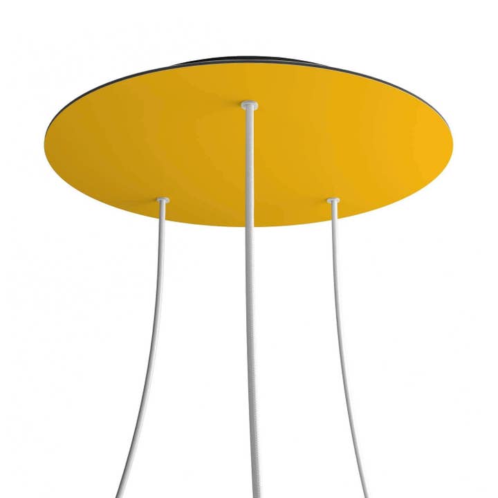 XXL roset Rose-One rund, diameter 400 mm med 3 huller og 4 huller for engroshandel hos LIGHTINUP S.R.L.