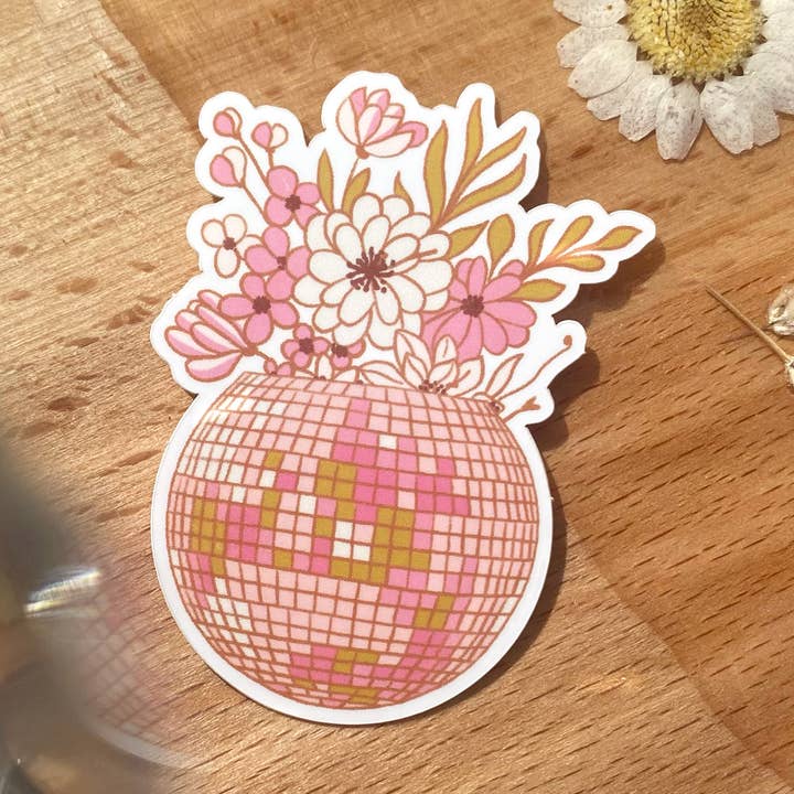 Kach Design Studio - Wholesale Sticker - Disco Ball Sticker0