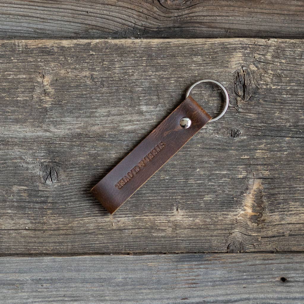 Steel & Clover - Wholesale Keychain - Unisex - Richmond Leather Keychain3