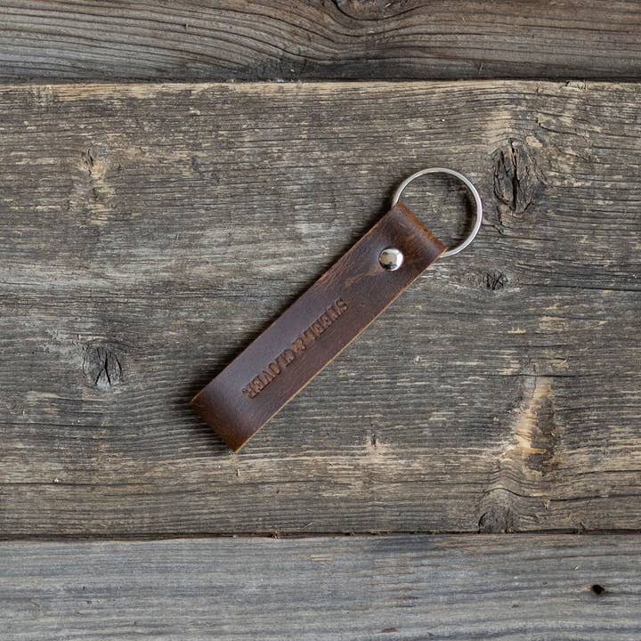 Steel & Clover - Wholesale Keychain - Unisex - Richmond Leather Keychain3