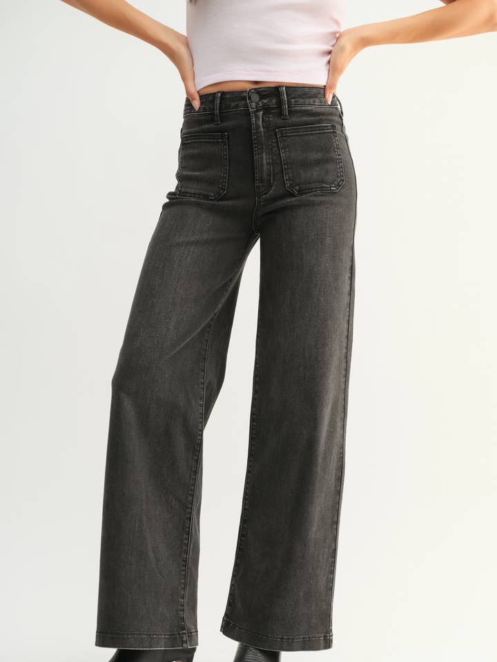 DP790 - WBLK - Mini Patch Pocket Wide for wholesale by JBD