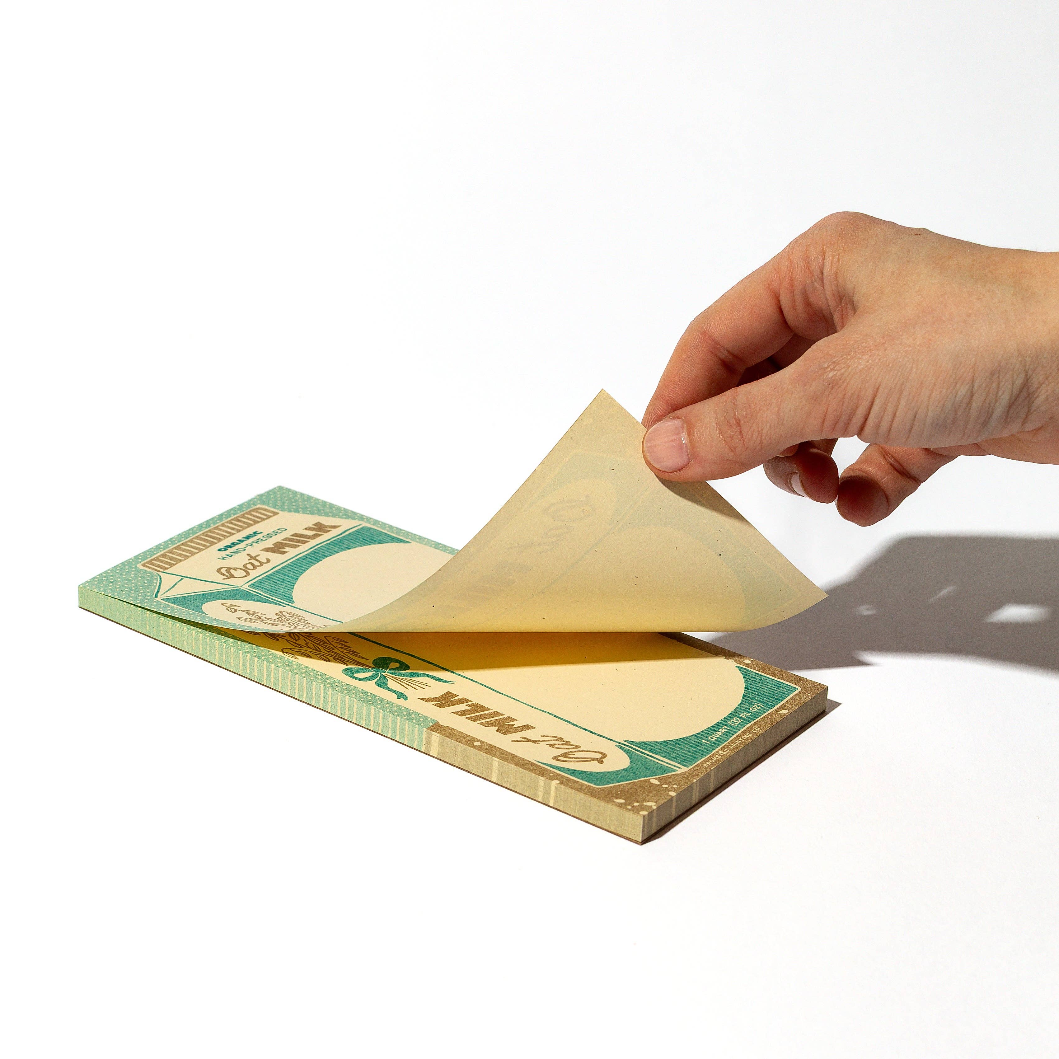 Bromstad Printing Co. - Wholesale Notepad - Oat Milk - Risograph Notepad2