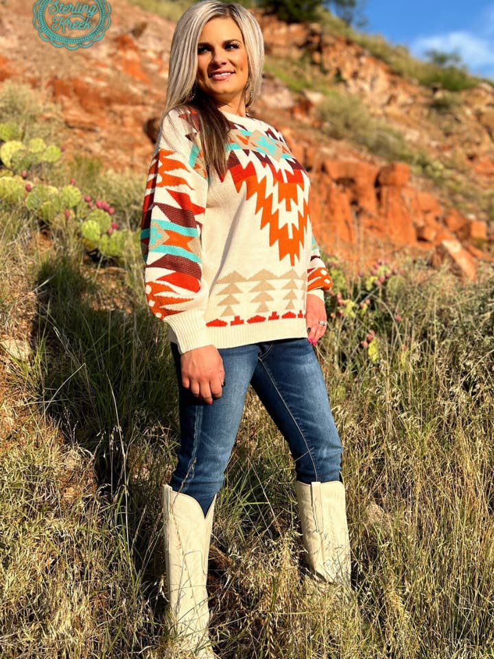 Sterling Kreek - Wholesale Knit Sweater - Women's - Country Club Knit Sweater1