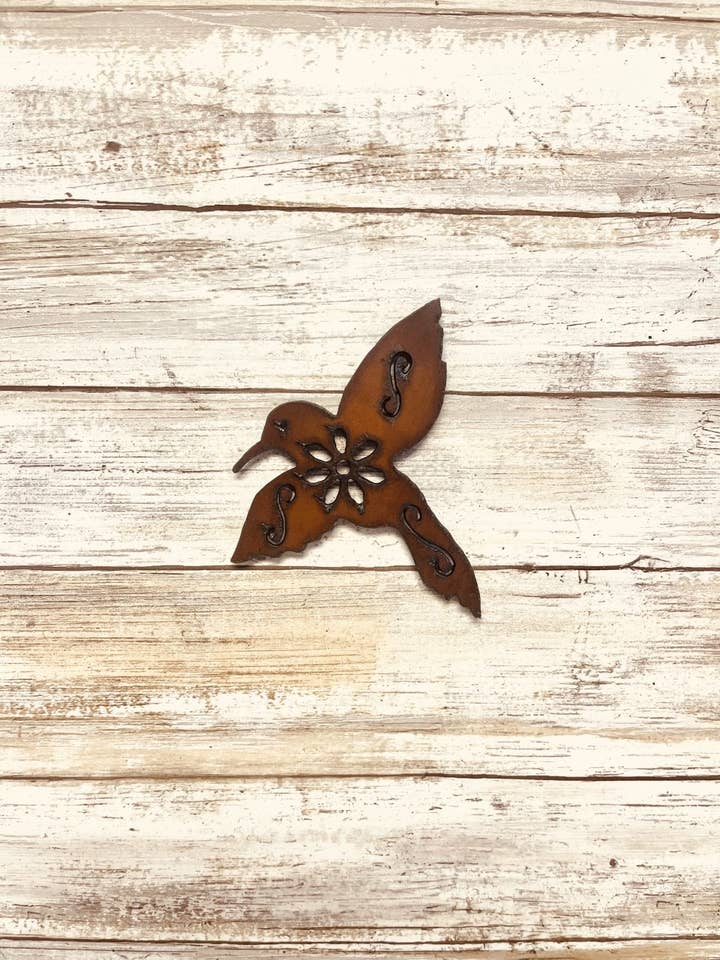 Hummingbird GARDEN FRIEND Magnet for wholesale by Universal Ironworks USA