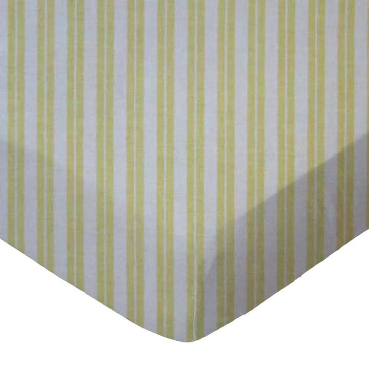 SheetWorld – wholesale Cot/crib sheets – Play Yard Sheet Fits BabyBjorn Travel Crib Light 24 x 42 - Cotton Woven Dots & Stripes