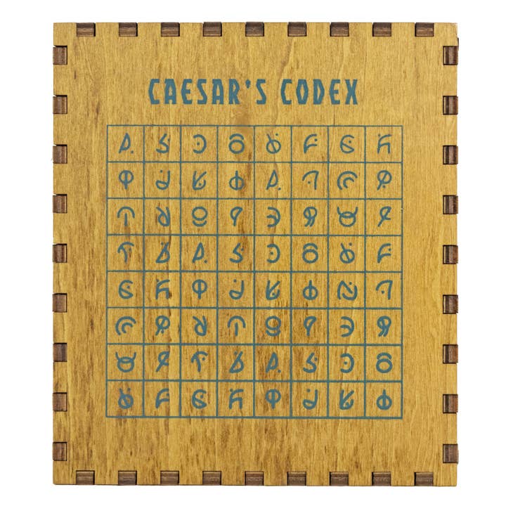Project Genius - Wholesale Puzzle - Adult - Caesar's Codex WoodenPuzzle Box3