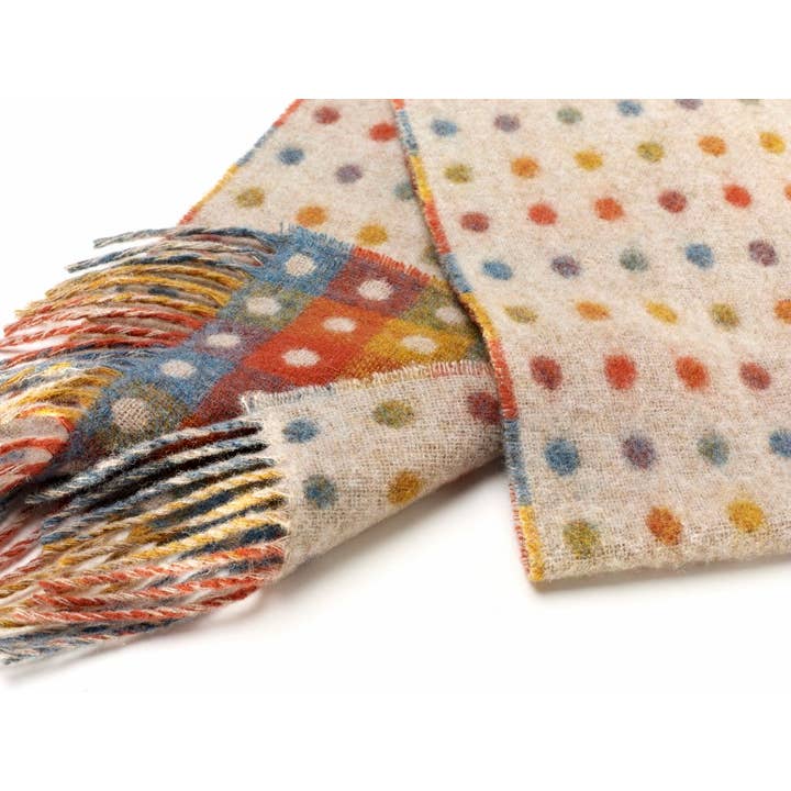 Bronte Moon - Wholesale Scarf – Women's - Spot Check Scarf Selection - Merino Lambswool - Made in UK2