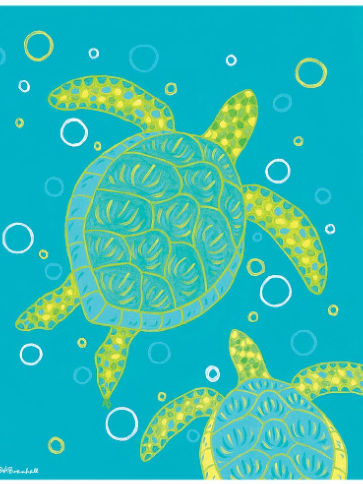 Skildpadder 11x14 plakat Print for engroshandel hos Festive Fish