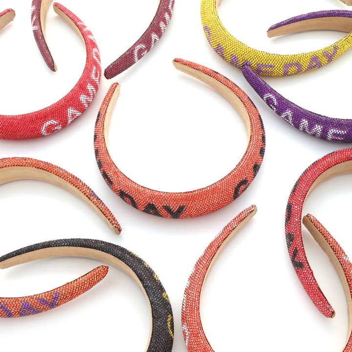 GAME DAY RHINESTONE PUFFY HEADBAND, 72091 for wholesale by JOIA ACCESSORIES