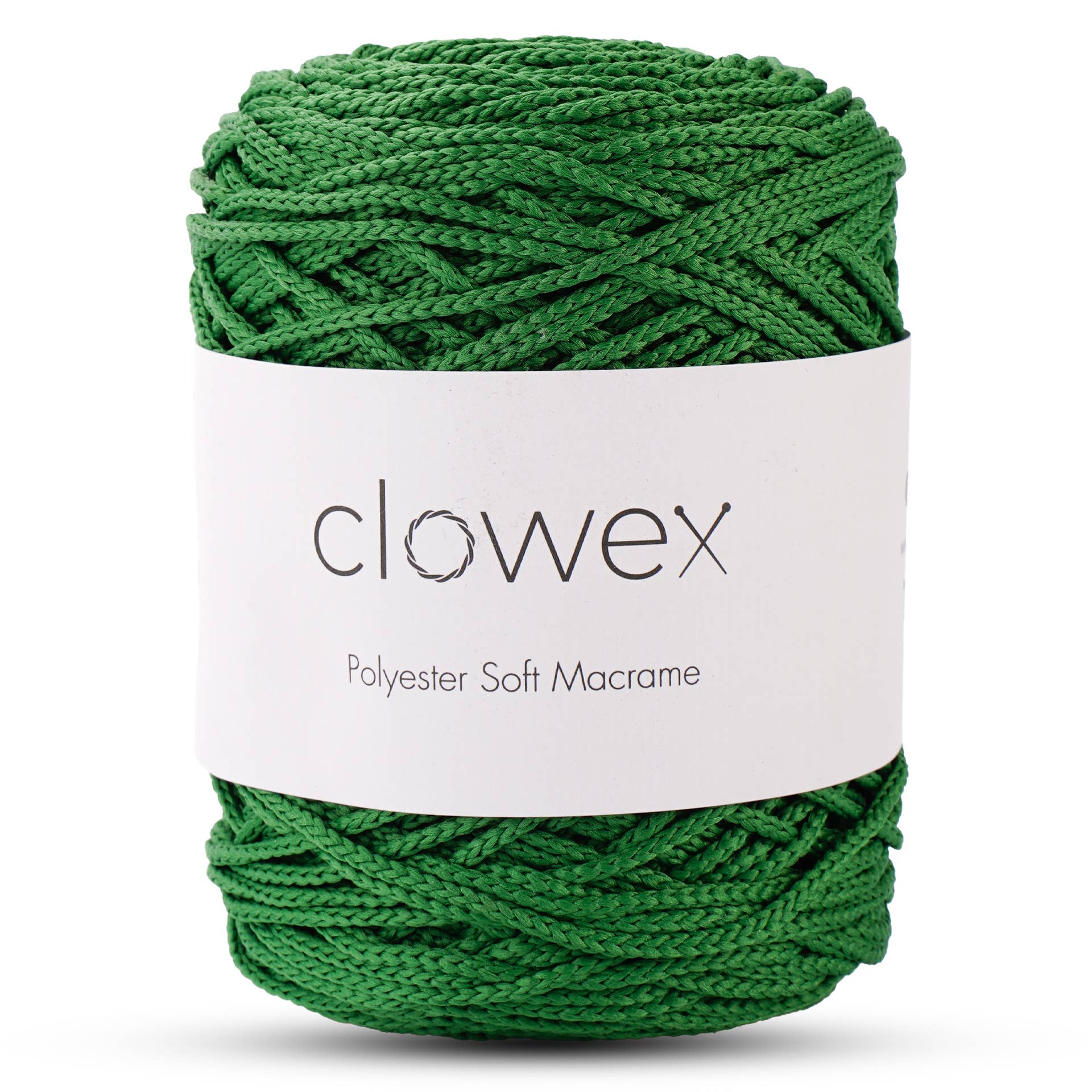 Clowex Textile LLC - Vente Fils à tricoter - Corde Macramé Douce en Polyester 2,5 mm, Fil de Corde Tressé Coloré58