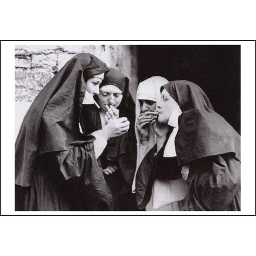 Postcard. Nuns Smoking. Postcard. for wholesale by VisionWorks LLC