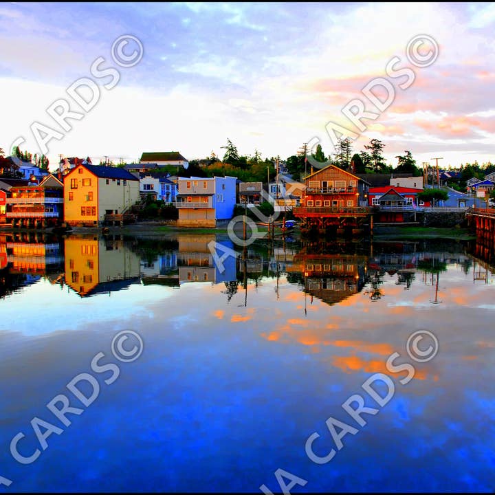 1081 - Coupeville From The Water for wholesale by Aqua Cards
