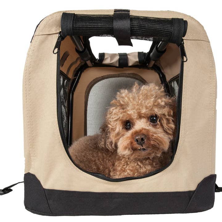 Pet Life - Wholesale Pet Carrier - Dog - Folding Zippered 360° Vista View House Pet Crate1